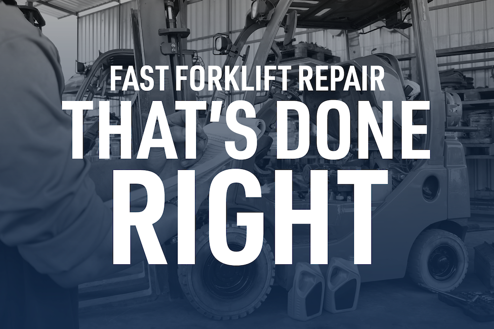 Forklift repair from The Lilly Company 