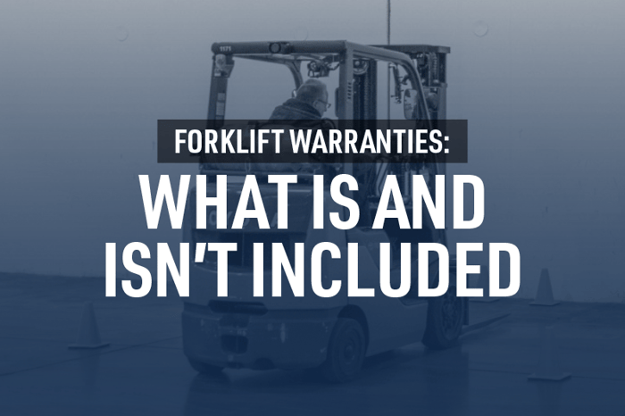 What's Included in a Forklift Warranty?